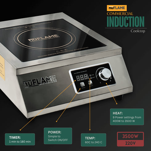 5000W Commercial Induction Cooktop for Business (5 kw)